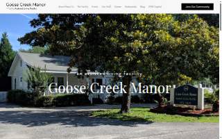 Goose Creek Manor website