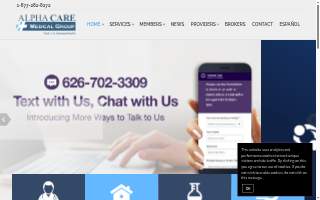 AlphaCare Urgent Care of Gulfport website