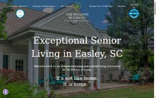 The Willows of Easley website