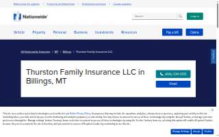 Thurston Family Insurance, LLC website