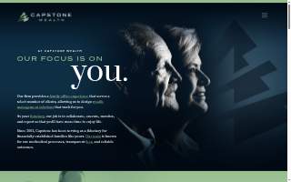 Capstone Wealth Management website