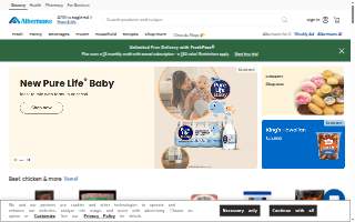 Albertsons Pharmacy website