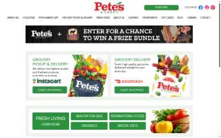 Petes Electric website