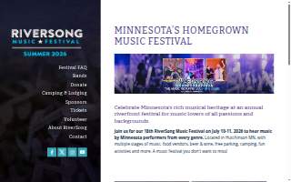 Riversong Gourmet website