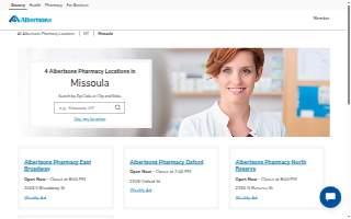 Osco Pharmacy of Missoula website