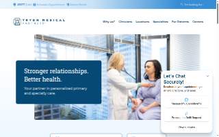 Tryon Medical Partners - Southpark website