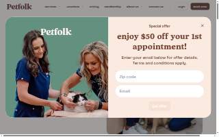 Petfolk Veterinary & Urgent Care - North Miami Biscayne website
