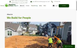 Ramirez general landscaping website