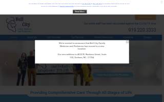 Bull City Family Chiropractic website