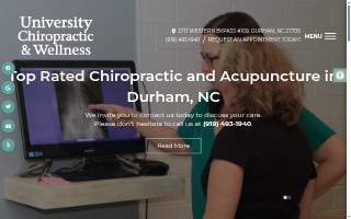 University Chiropractic website