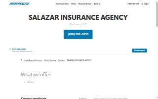 Salazar Insurance Agency & Latino Tax Corporation website
