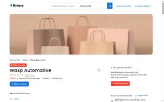 Wasp Automotive website