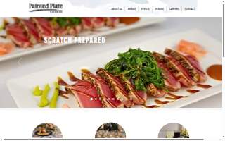 Painted Plate Catering of Greensboro website