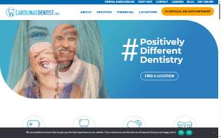 CarolinasDentist of Fayetteville website