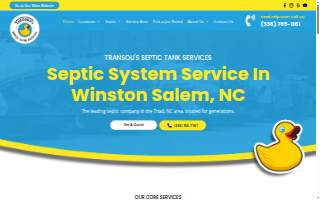 Transou's Plumbing & Septic website