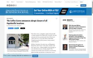 The Coffee Scene website