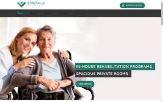 Emerald Nursing and Rehab Brookside website
