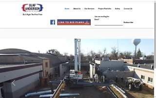 Olaf Anderson Construction website