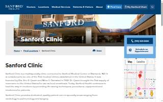 Sanford State Street Clinic website