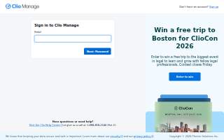 Clio website