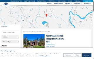 Northeast Rehabilitation Hospital Network website