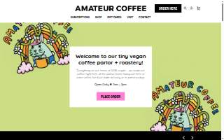 Amateur Coffee website
