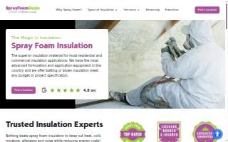 Spray Foam Genie Charleston website