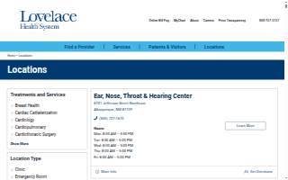 Women's Hospital Pavilion website