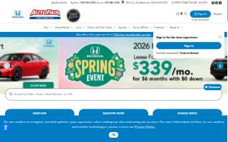 AutoFair Honda website