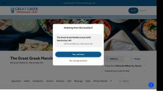 The Great Greek Mediterranean Grill website