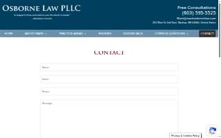 Osborne Law, PLLC website