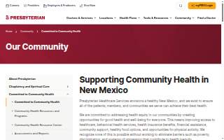Presbyterian Community Health Resource Center on Wyoming Blvd NE website