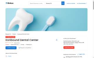 Ironbound Dental Center website