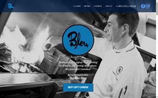 Bleu Coffee website