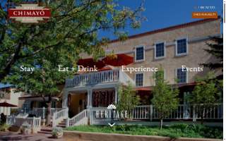 Hotel Chimayo website