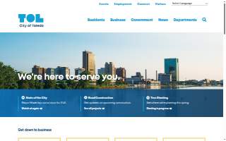Toledo Realty CT website