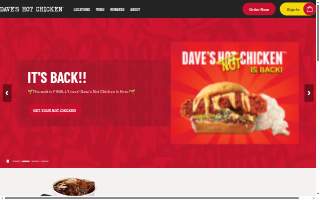Dave’s Hot Chicken website