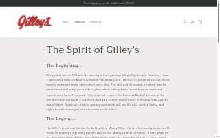 Gilley Animal Clinic website