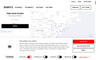 Barry's Portland website