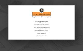 E M Seabrook Jr Inc website