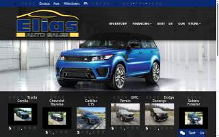 Elias Auto Sales website
