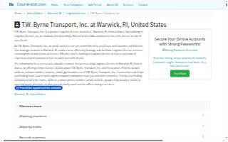 T.W. Byrne Transport, Inc. website