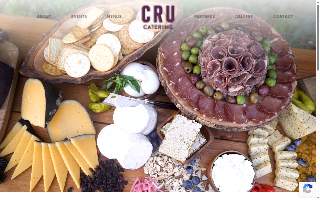 Cru Catering website