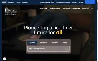 MUSC Healthcare System website