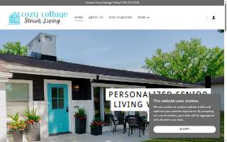 Cozy Cottage Senior Living website