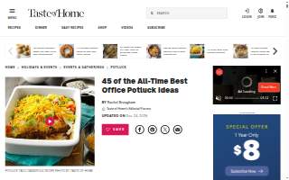 Potluck Café Catering website