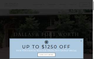 The Springs Weddings & Events website