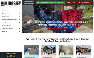 Kingsley Water Damage & Fire Cleanup of Columbia website