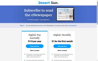 Desert Palms Landscaping website