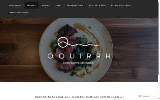 Oquirrh Restaurant website